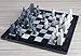 Radicaln Marble Antique Chess Set with Storage Box 15 Inches Black and White Handmade Board Game 2 Player Classic Chess Sets for Adults- 1 Chess Board & 32 Chess Pieces - Chess Game