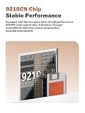 Obudowa SSD Hagibis, styl dyskietki USB 3.2 Gen2 10 Gb/s do NVMe PCI-E M.2 2230/2242, zewnętrzna obudowa dysku M.2 do MacBooka, laptopa, iPada, Androida, iPhone’a 17 Pro Max (szara)