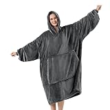 FestiCorp Oversized Cozy Blanket Hoodie for Men and Women - Ultra Soft and Warm Wearable Sweatshirt