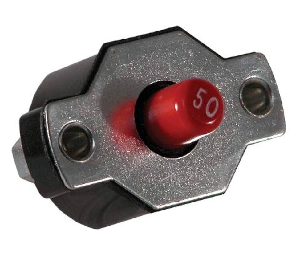 Amazon.com: Witonics 50A 32V Panel Mount Manual Reset Marine