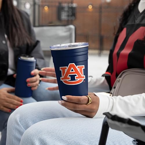 Image of Logo Brands NCAA 22 oz Stainless Steel Tailgate Cup -Double Wall Vacuum-Sealed Durable For Hot & Cold Drinks, Perfect for Gameday & Tailgating