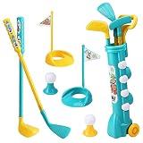 AR Juego de golf para niños, bonito juego de golf para niños pequeños, juguetes al aire libre para niños pequeños, bonito juego de golf decorado con 3...