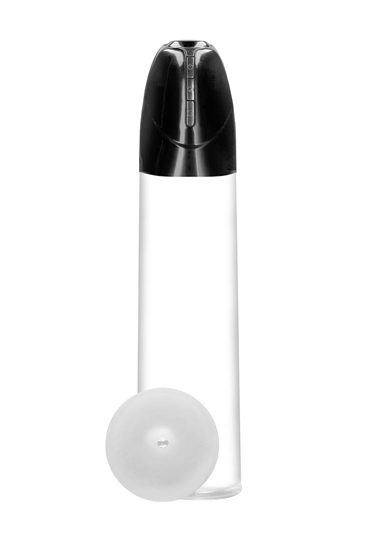 Shots Pumped - Rechargeable Smart Cyber Pump with sleeve - Transparent