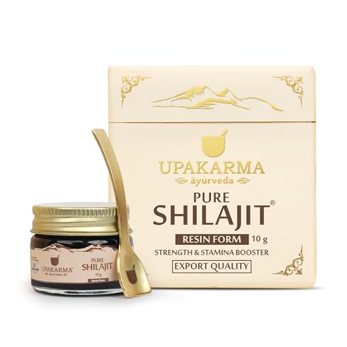 UPAKARMA Shilajit Resin 10g Pack of 1 | Boost Performance, Power, Stamina, Endurance, Strength and Overall Wellbeing Naturally UPAKARMA Shilajit Resin 10g Pack of 1 | Boost Performance, Power, Stamina, Endurance, Strength and Overall Wellbeing Naturally