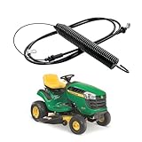 RYSPLORE Upgraded PTO Control Cable for John Deere PTO Cable E100 E110 E120 E130 X105 X106 X107 X125 X126 X127 X145 L100 L105 L107 L110 L111 L118 S100 S110 S120 S220 107S OE# GY22387