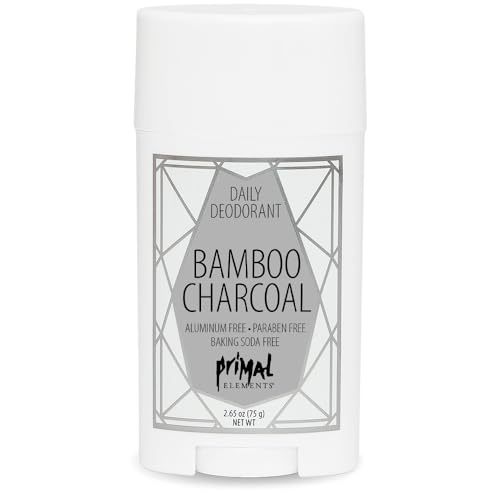 Primal Elements Bamboo Charcoal Deodorant, 2.65 Ounce