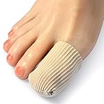 DYKOOK Big Toe Protectors 6 Pcs, Fabric Gel Toe Caps Covers Sleeves Closed Cushions for Big Toe(6 PCS)