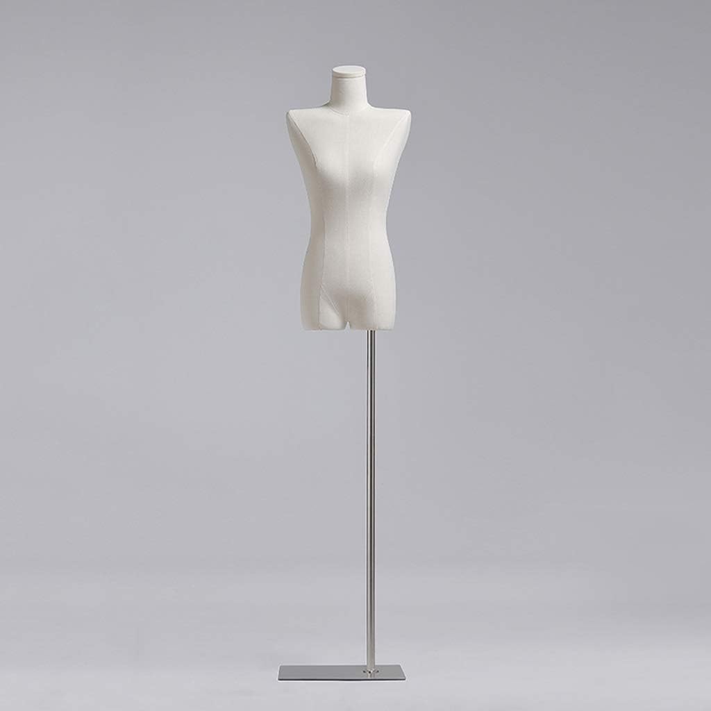 Mannequin Torso Clothing Store Window Display Rack Full Body High-end Wedding Dress Half-length Mannequin Rack Female Tailors Dummy Dressmakers Torso Dummy Display Bust Dress Form (Color : C) (A)