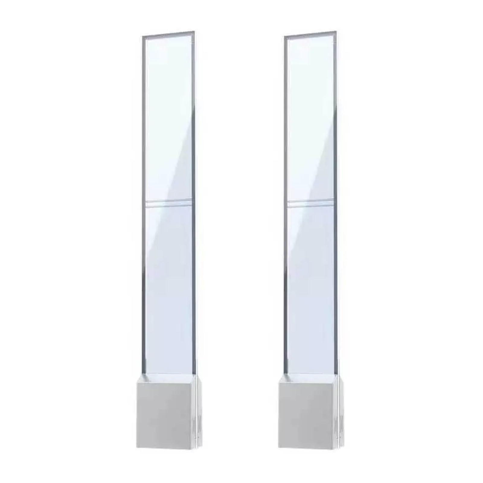 SICWEDIM AM 58KHZ EAS Security, Retail Anti Theft Equipment, Crystal Acrylic Plate, with Sound and Light Alarm, Anti Interference, for Clothing, Shoes, Stores