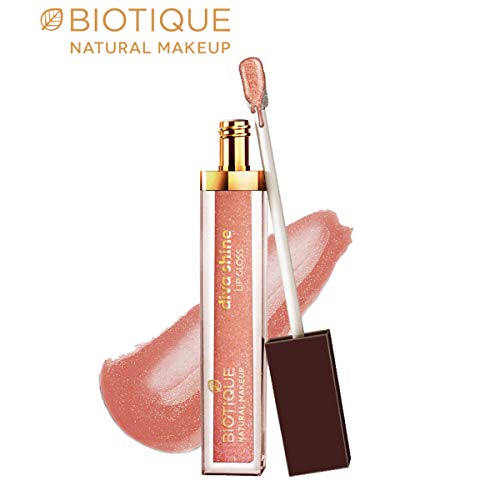 Image of Biotique Natural Makeup Diva Shine Lip Gloss, Summer Cocktail Brown