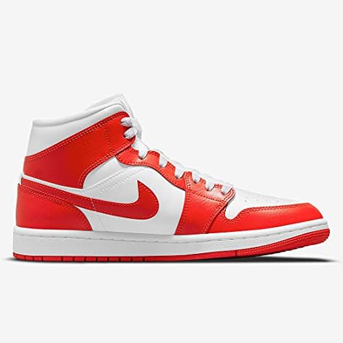 熱い販売 ナイキ エアジョーダン1 MID ホワイト ハバネロレッド29.0