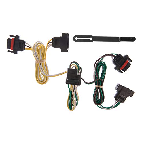CURT 55323 Vehicle-Side Custom 4-Pin Trailer Wiring Harness, Fits Select Dodge Caravan, Grand, Dakota, Chrysler Town and Country, Plymouth