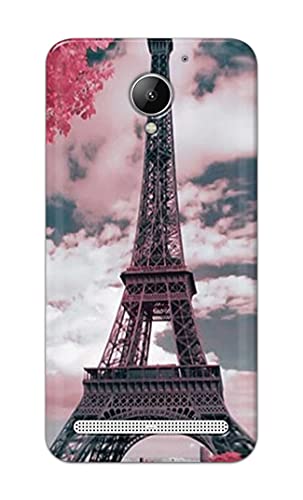 Image of Lovers Famous Place Eiffel Tower in Paris Hard Back Case Cover for Lenovo C2 k10a40 Back Cover -(J5) VNS2227
