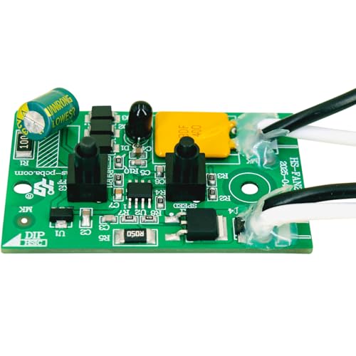 Replacement Printed Circuit Board for MaxxFan MaxxAir Deluxe RV Roof Vents, Compatible with Models 10B04301K, 10-04301K, 10-04301K-V1.6 by TUZIGUAIGUAI - Used condition - Image 6