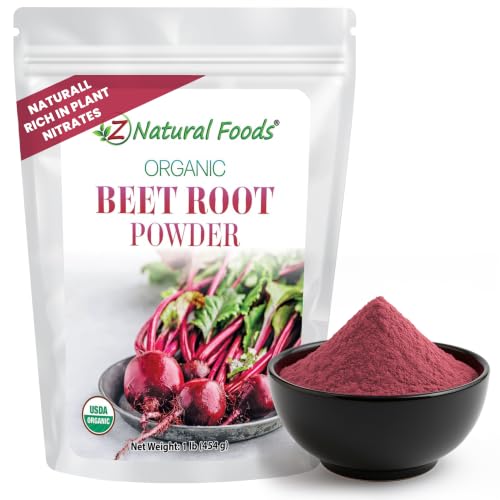 Z Natural Foods Organic Beet Root Powder - Vegan, Gluten Free, 16 oz