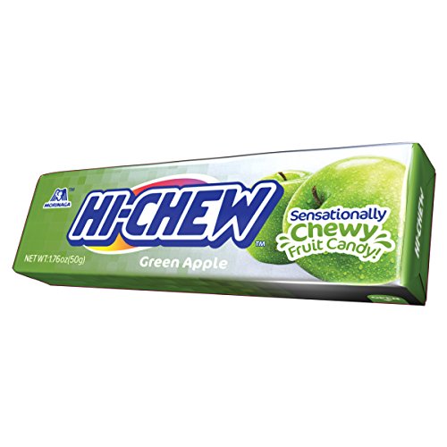 Morinaga Hi Chew Green Apple Flavour Chewy Candy 50 g Pack