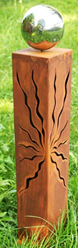Preisvergleich Produktbild Gartendeko Rost Säule Stehle Heiko 80 cm