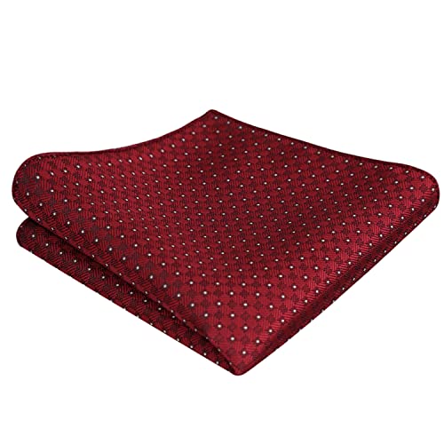 Image of Alizeal Mens 2pcs Solid Self-tied Bow Tie Set | Alizeal Mens 2pcs Self-tied Solid /Animal Bow Tie and Pocket Square Set Perfect for Wedding Business Formal Events