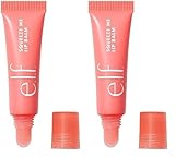 e.l.f. Squeeze Me Lip Balm, Moisturizing Lip Balm For A Sheer Tint Of Color, Infused With Hyaluronic Acid, Vegan & Cruelty-free, Strawberry (Pack of 2)