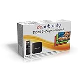 doPublicity Digital Signage Player D424EX + One-Time Purchase SAAS License with 1,000+ Templates for Restaurant Menu Boards, Advertising, Corporate Messaging, Product Promotion, Weather on HD / 4K TV