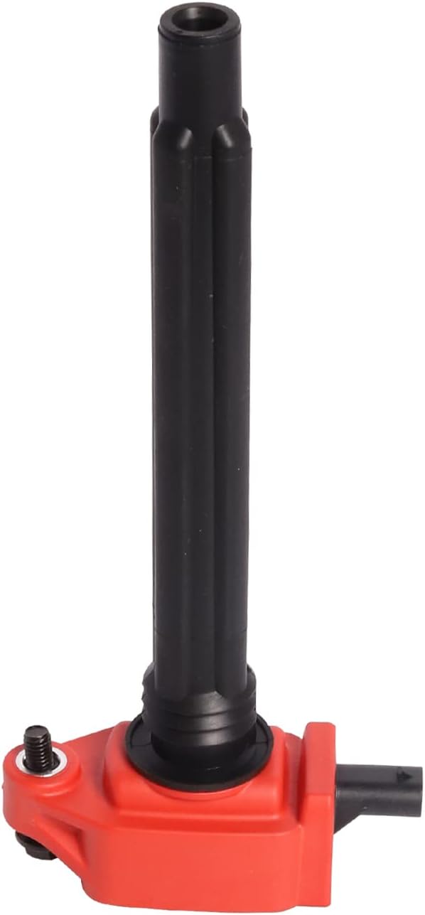 ENA Set of 4 Red Ignition Coil Pack Compatible with Ram Dodge Jeep Cherokee Renegade ProMaster Dart 500X City 2013-2020 2.4L L4 Replacement For C1828 UF751 UF754 C907 68242286AA 68080580AB 0221504050