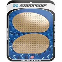 Stompgrip Motorcycle Tank Pad Universal Tank Sticker Volcano Tank Protector 120 mm x 222 mm Transparent