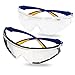 S&R 2 PAIA Occhiali Protettivi Sicurezza Lavoro Sole (UV 400) Sport. Certificati in Italia. Avvolgenti Trasparenti Leggerissimi