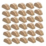 Material elegante y natural: cada tarjetero de madera cuenta con un material confiable con de madera visibles, que se a la perfección con cualquier decoración para una sofisticación discreta en soportes de notas de mesa, tarjeteros de menú de madera, expositores de mesa de madera