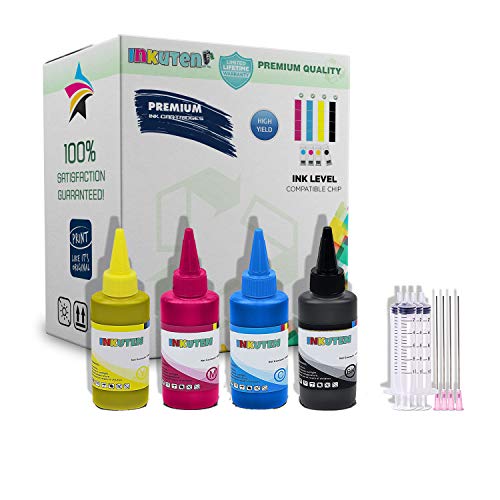 4x100ml INKUTEN Premium Pigmented Sublimation Ink for C68 C88 C88+ CX3800 CX3810 CX4200 CX4800 CX5800 CX5800F CX7800 T060 Printers