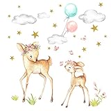 💚 LIEFERUMFANG- Ein Wandtattoo Kinderzimmer in der ausgewählten Größe. Zum stressfreien Anbringen liefern wir einen KOSTENLOSEN Rakel, eine Klebeanleitung sowie einen Probeaufkleber.