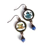 Blue Teapot And Teacup Earrings