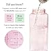 BellyBottle Pregnancy Water Bottle Tracker – Pregnancy Must Haves – Pregnancy Gifts for Expecting Mom – Pregnancy Essentials Nausea Relief – Weekly Stickers + Straw + BPA Free + Pink
