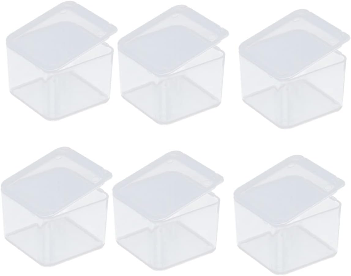 Plastic Storage Box 50Pcs Mini Container for Little Stuffs