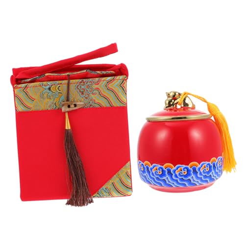 OFFSCH Lata Hermética Para Té Especias y Condimentos Lata Con Bolsa Almacenamiento Seguro y Aislado