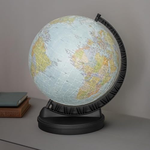Puzzles 3D Ravensburger: globo terráqueo con luz para iluminar su cuarto 6