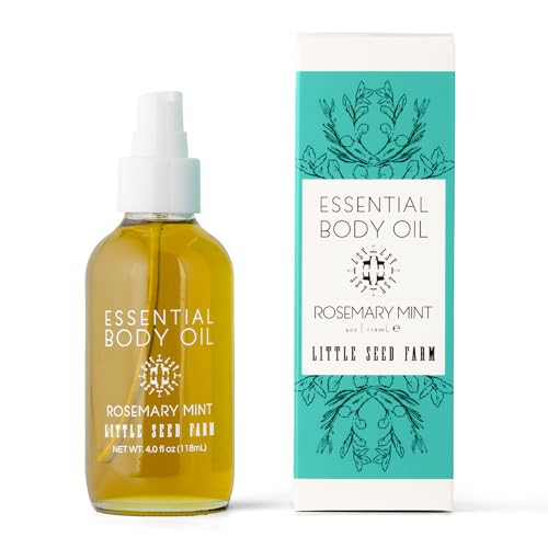 Little Seed Farm Essential Body Oil - Rosemary Mint, 4 Ounce