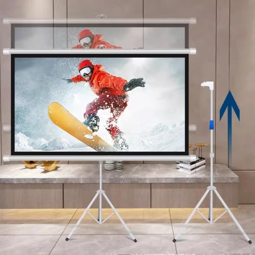Pantalla portátil para proyector 50in 16:9 con trípode miniatura 6
