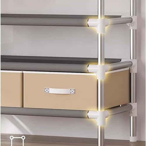 Armoire de rangement pour vêtements stable et facile à assembler - 4