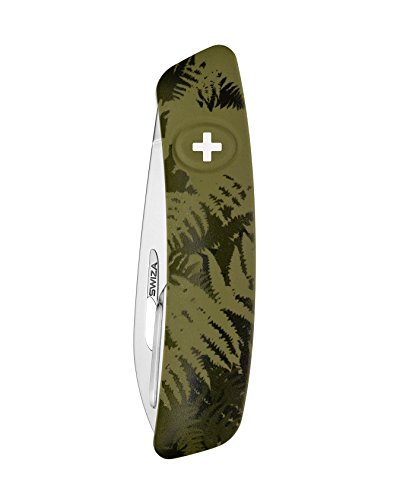 Swiza KNI.0040.2050 C04 Button Lock Green Camo