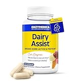 Enzymedica DairyAssist, 2-in-1 Digestive Enzymes for Dairy, Lactose and Casein Digestion, Fast-Acting Formula for Gas and Bloating Relief, 30 Capsules