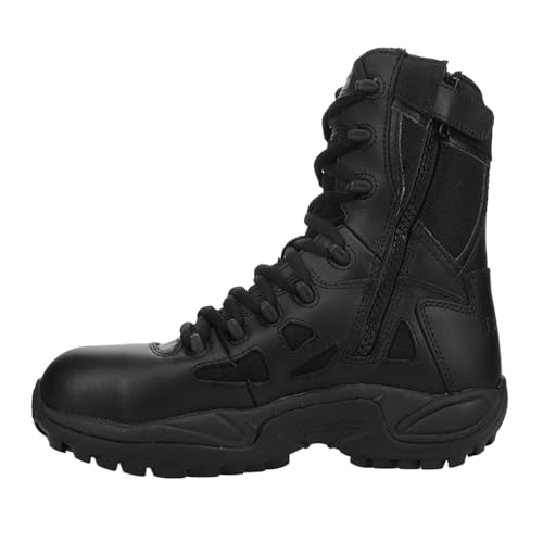Image of Reebok Work Rapid Response RB 8 inch CT Boot Women's Boot, 10 C /D US, Black