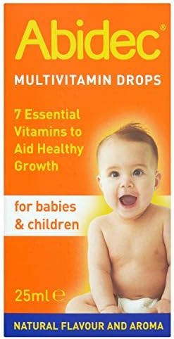 6 x Abidec Multivitamin Drops for Babies & Children 25ml by Abidec