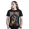 Guns N' Roses, Official Use Your Illusion T Shirt. Unisex Cotton T-Shirt. Regular Fit Rock T-Shirt for Adults and Boys, Black, XL #1