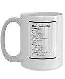 Toronto Seasons Funny Winter Bad Weather Novelty Coffee Mug