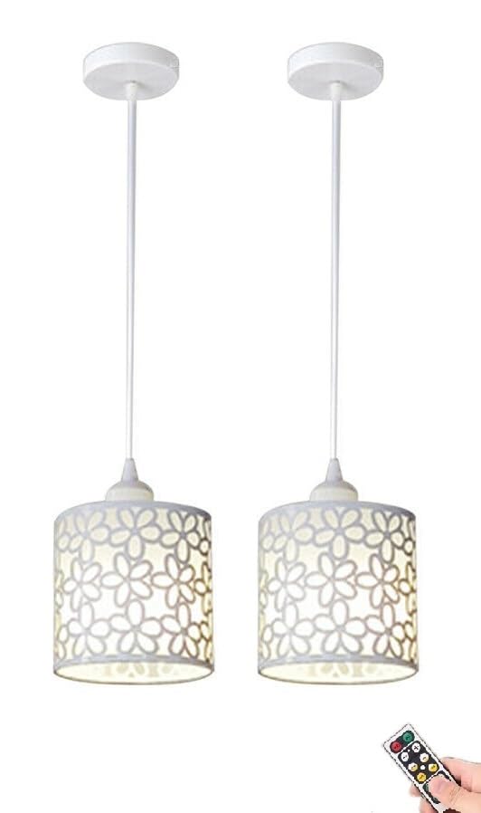 2 Pack Battery Operated Hanging Pendant Lighting Fixtures,Adjustable ...