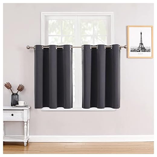 ChrisDowa Small Window Curtains for Kitchen