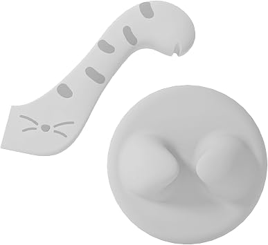 Can Opener Pet Supplies,Silicone Pet Food Can Cover Set,Universal Spoon Opener For Cats/Dogs,3 Sizes Of Lids Used For Storing Pet Food,Gray