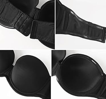 DotVol Dames strapless beha push-up met