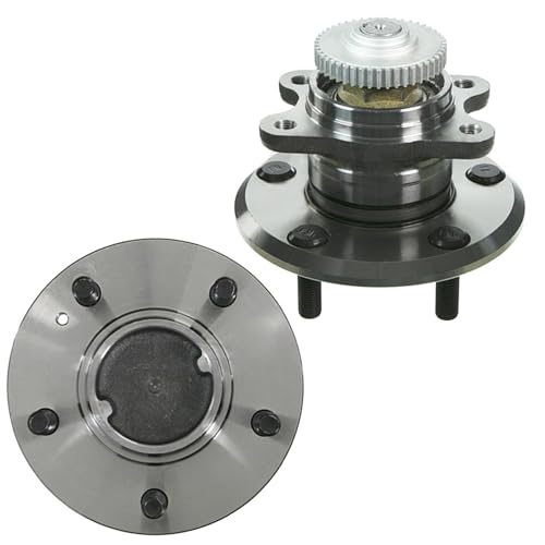 Image of Detroit Axle - 2 Rear Wheel Bearing Hubs for 2006-2008 Kia Optima 2006-2010 Magentis, 2007 Wheel Bearing and Hubs Assembly Replacement