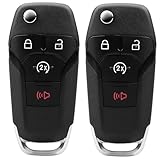 Key Fob, Keyless Entry Remote 2015-2023 Ford F150, 2017-2023 F250 F350 F450 F550, 2019-2023 Ranger, 2021 2022 Bronco, Key Fob Replacement N5F-A08TDA, 164-R8134, 902 MHz, 2 Pack